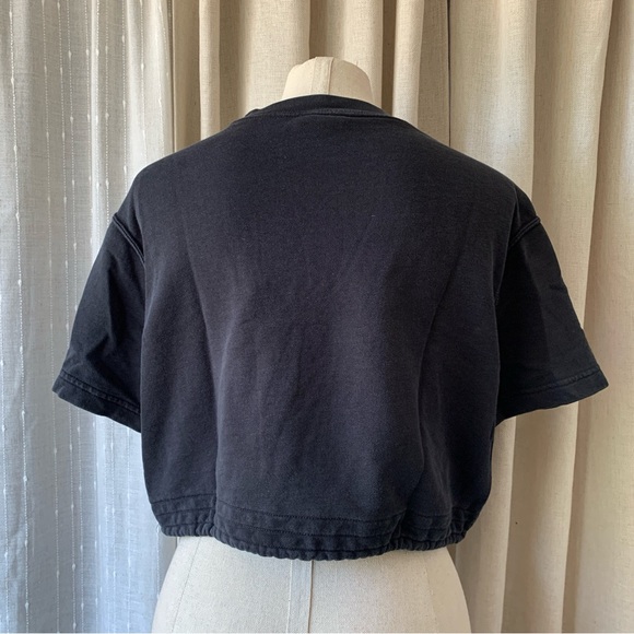 NIKE WOMENS CLASH SHORT SLEEVE CROP RETRO TOP S - Picture 8 of 10